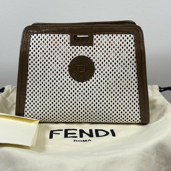 Sold somewhere else FENDI PEEKA BOO DEFENDER CLUTCH - Picture 1 of 12